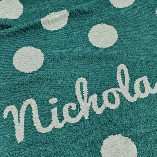 Polka Dots Pattern Blanket Polka Dots Pattern Blanket