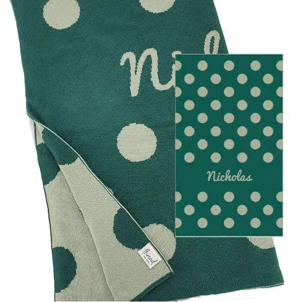 Polka Dots Pattern Blanket Polka Dots Pattern Blanket