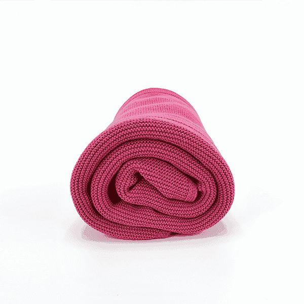 Magenta Embroidered Name Blanket