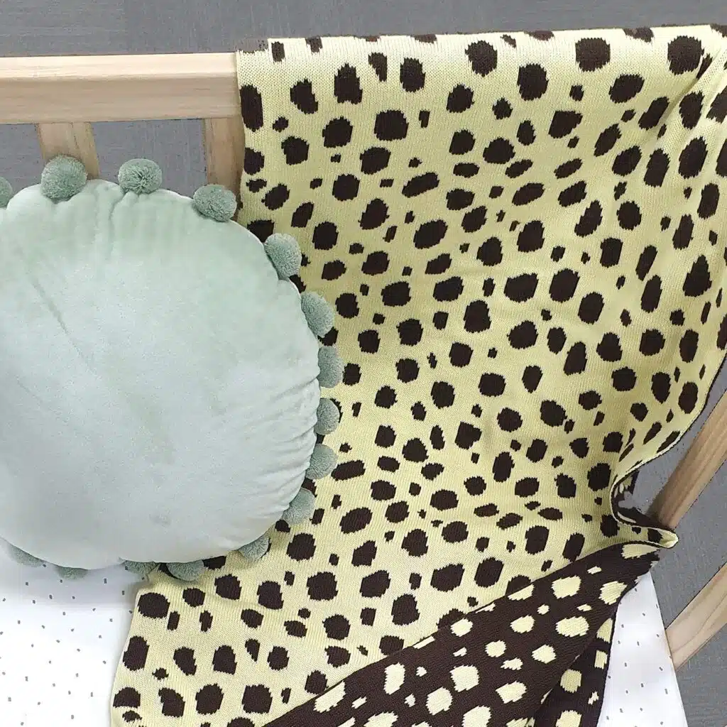 Cheetah Name Blanket