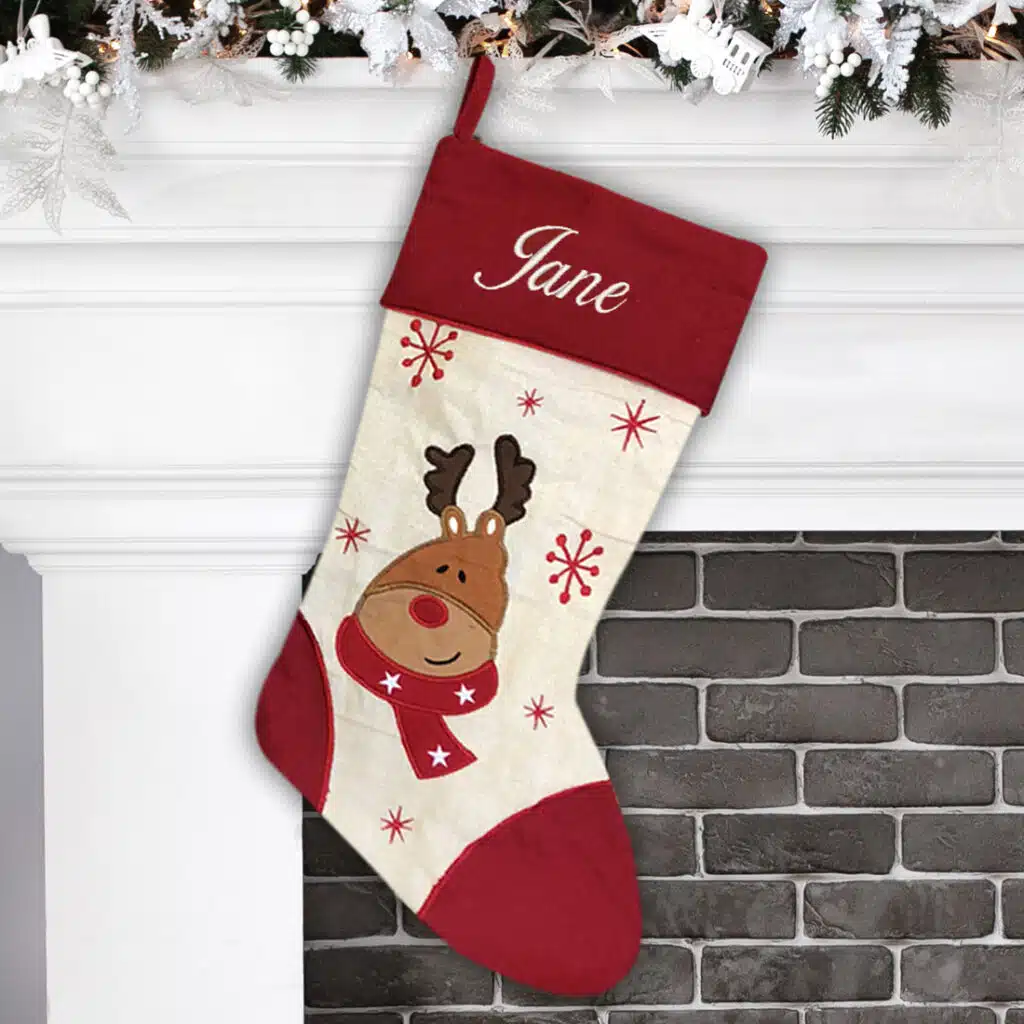 Red Santa Christmas Stocking