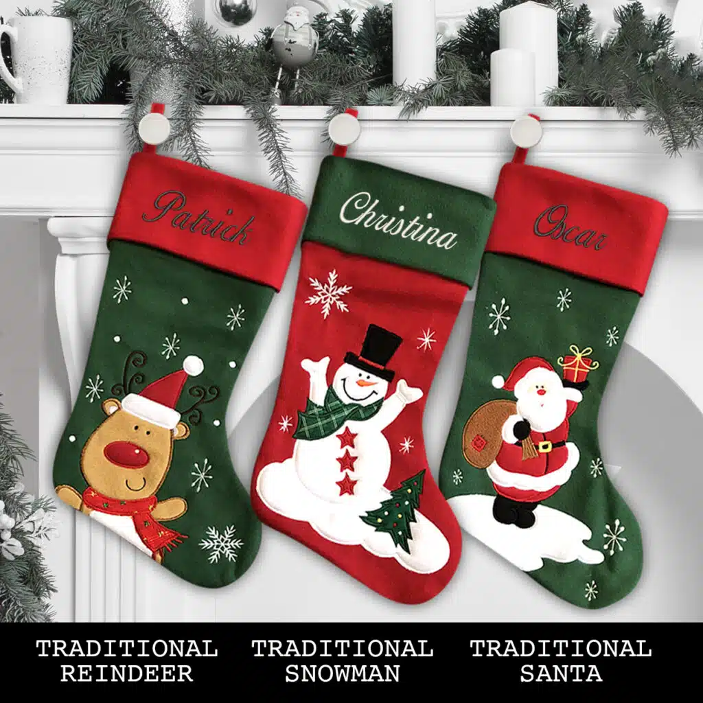Traditional Dog Christmas Stocking