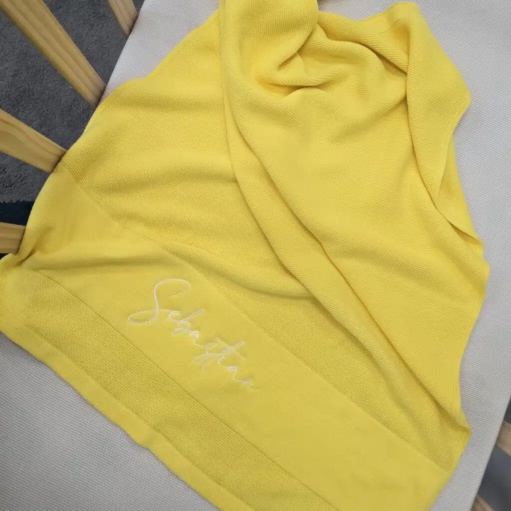 Yellow Baby Blanket