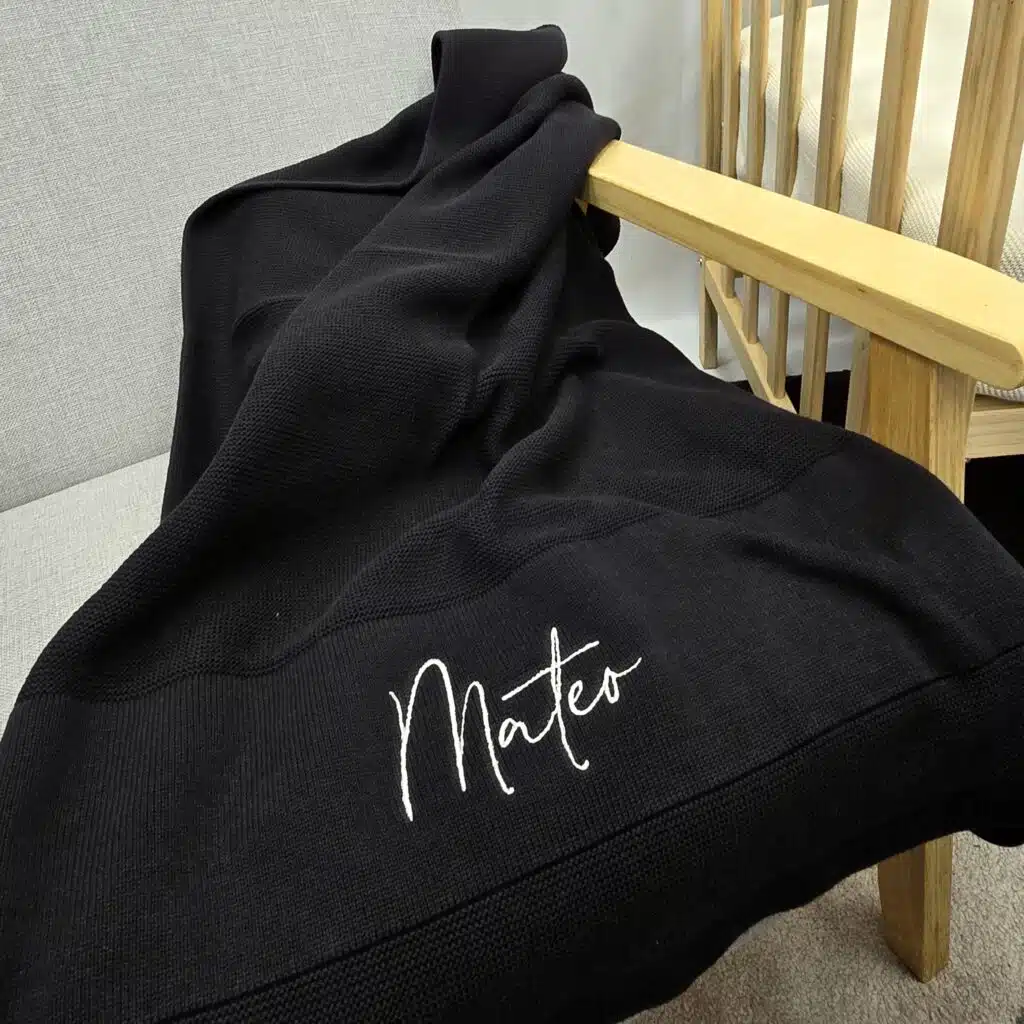 Black Baby Blanket