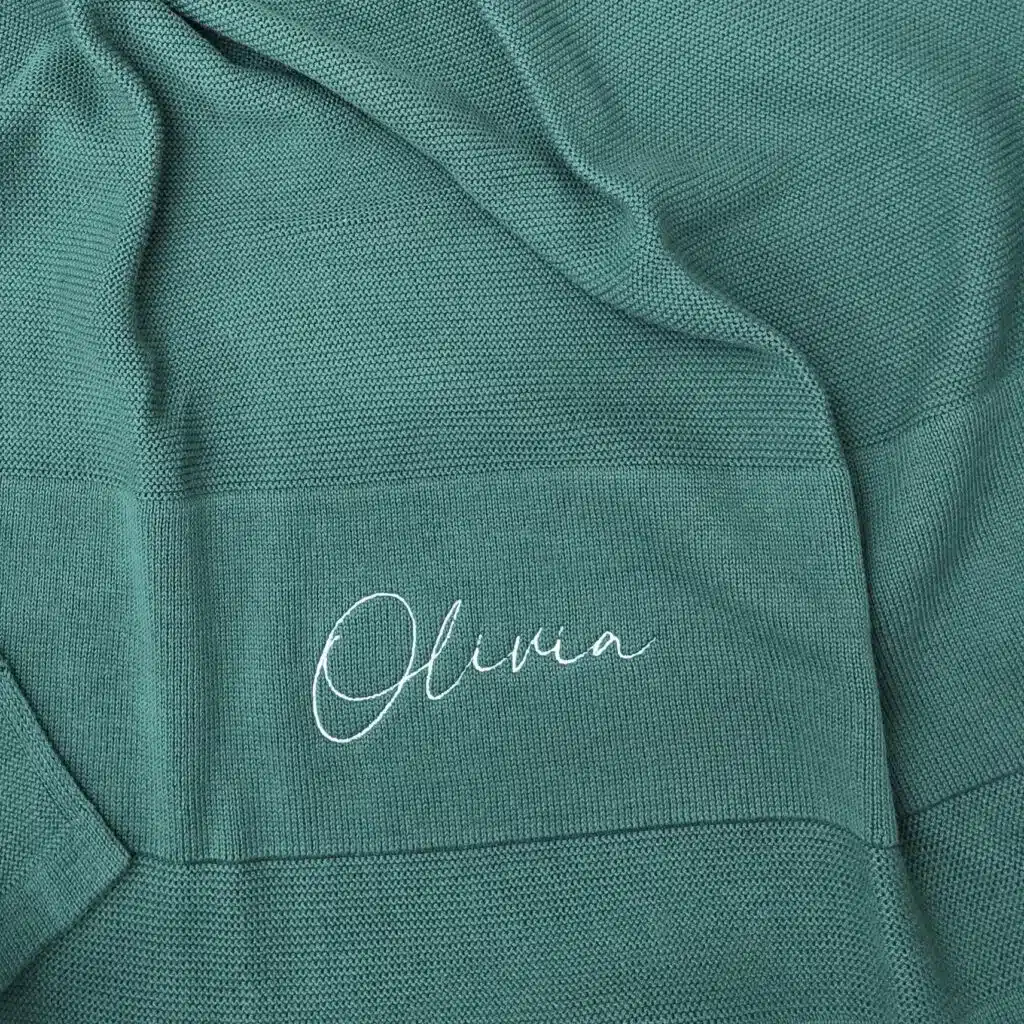 Green Baby Blanket