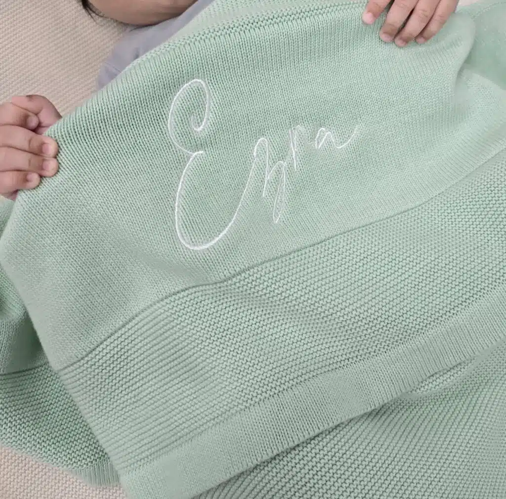 Mint Baby Blanket