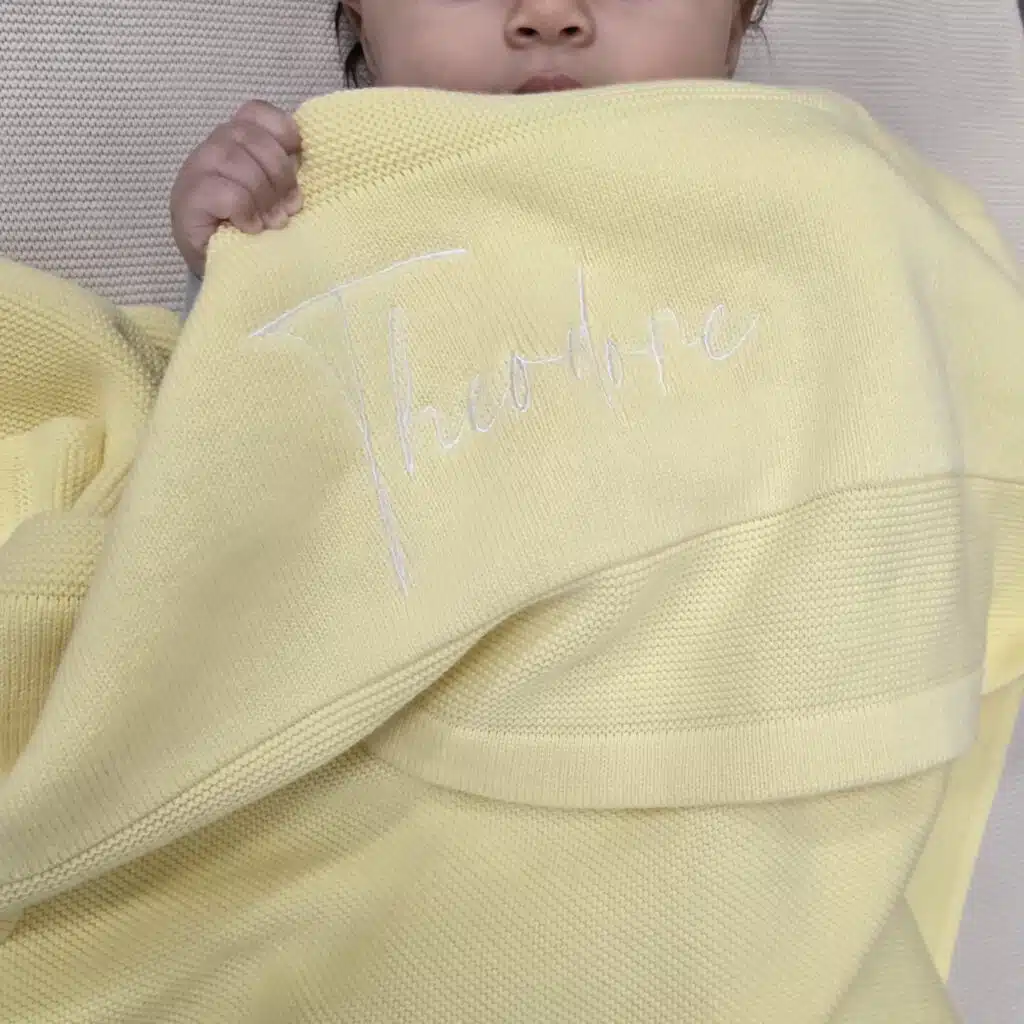 Lemon Baby Blanket