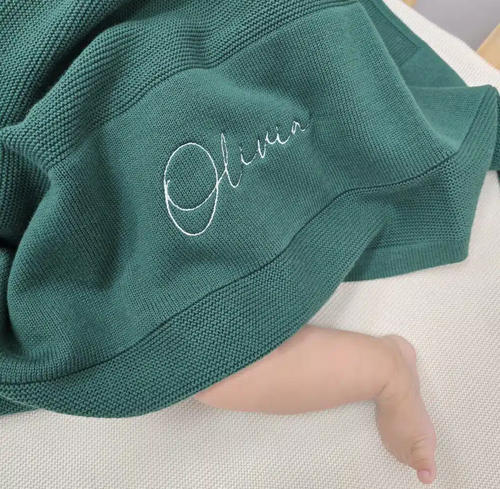 Green Baby Blanket