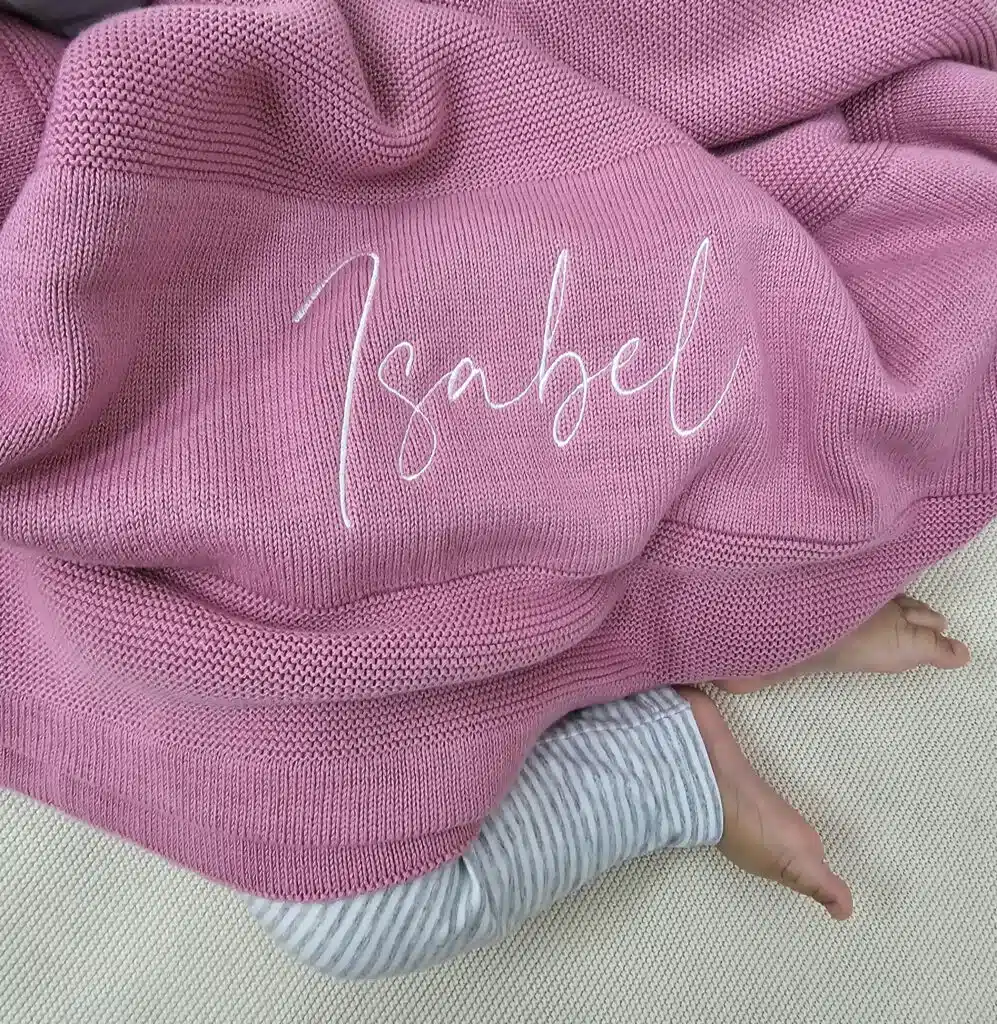 Rose Baby Blanket