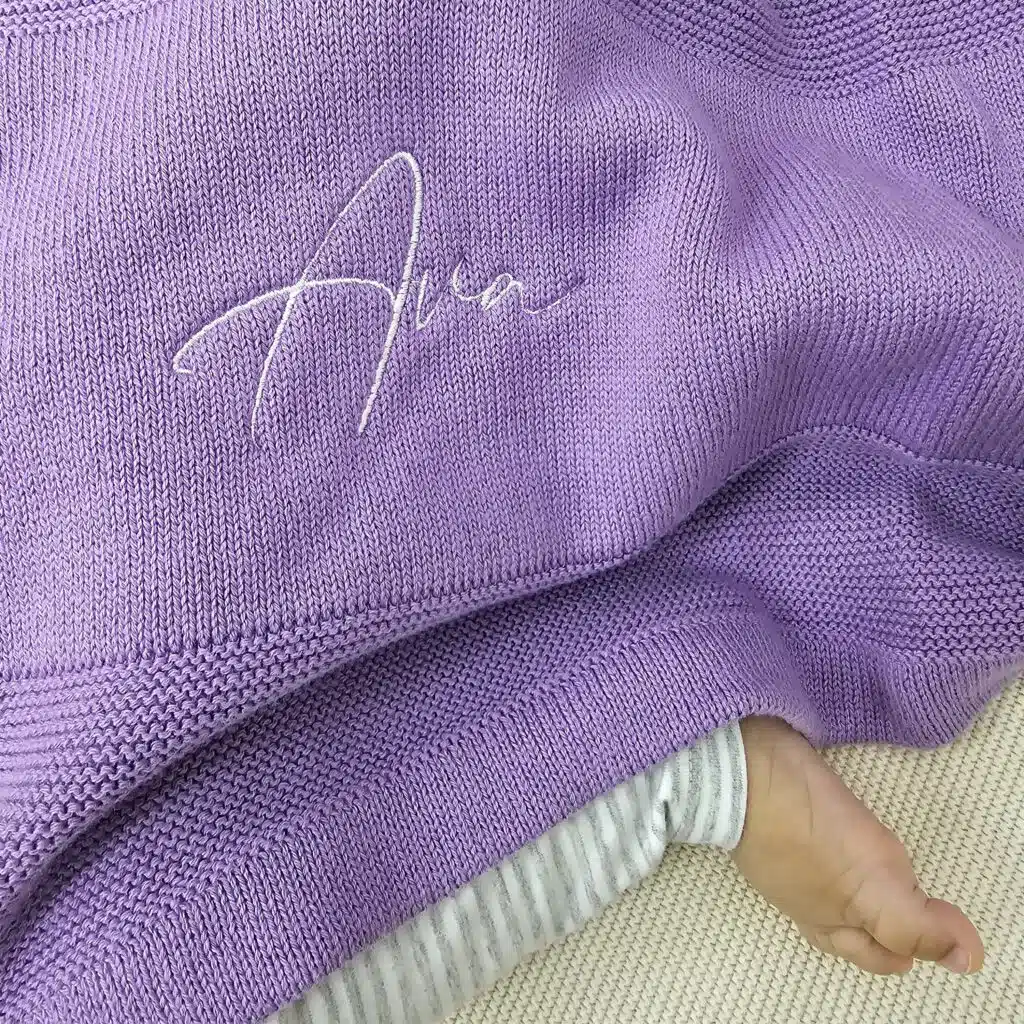 Purple Baby Blanket