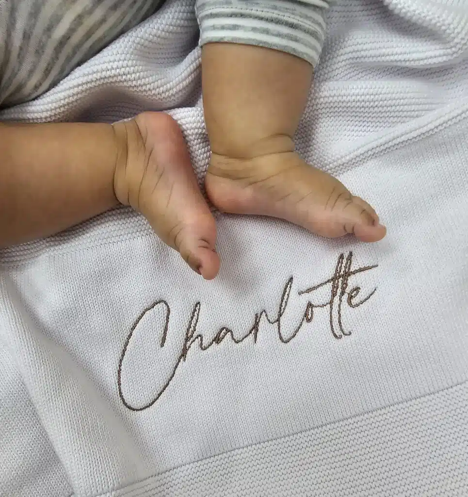White Baby Blanket