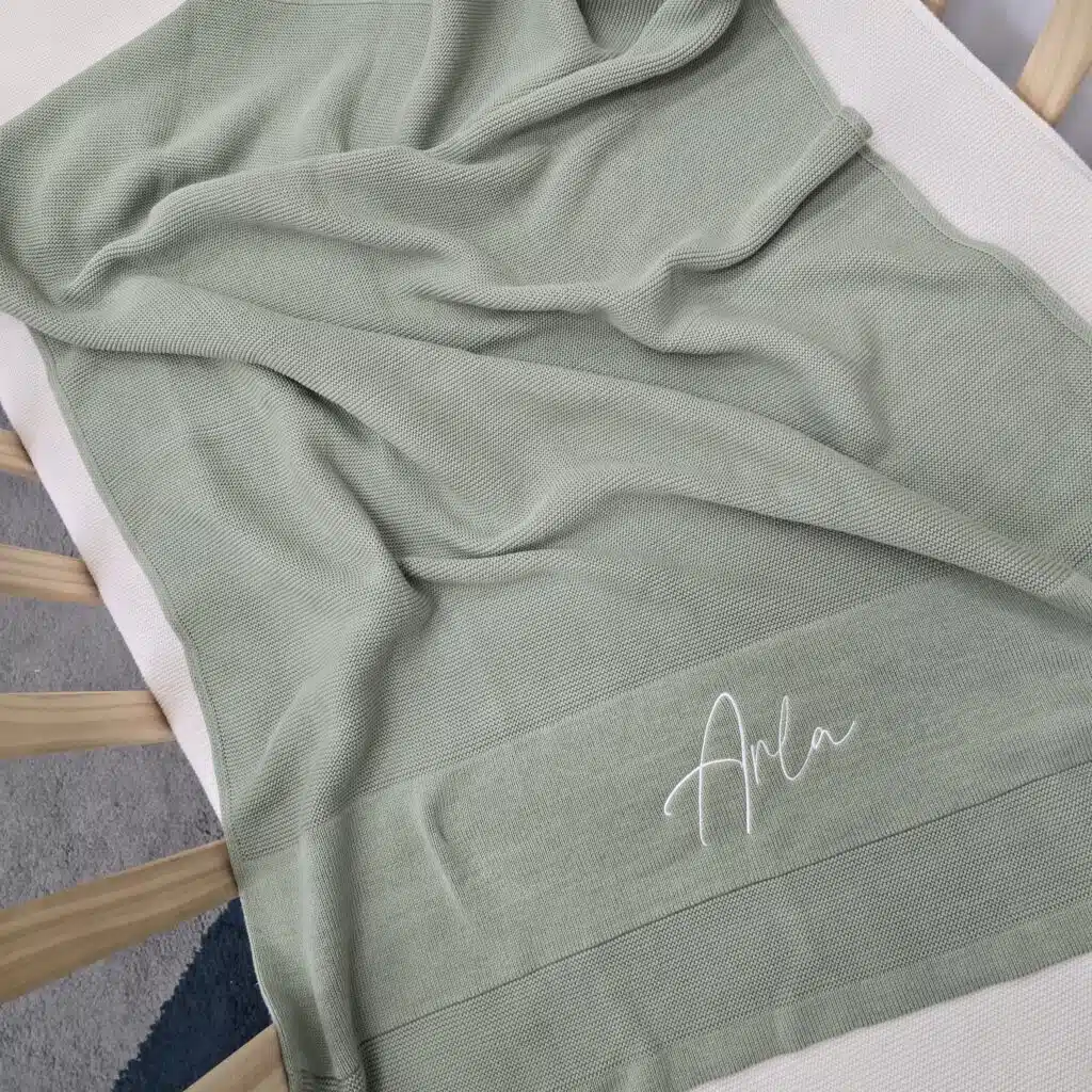 Sage Baby Blanket