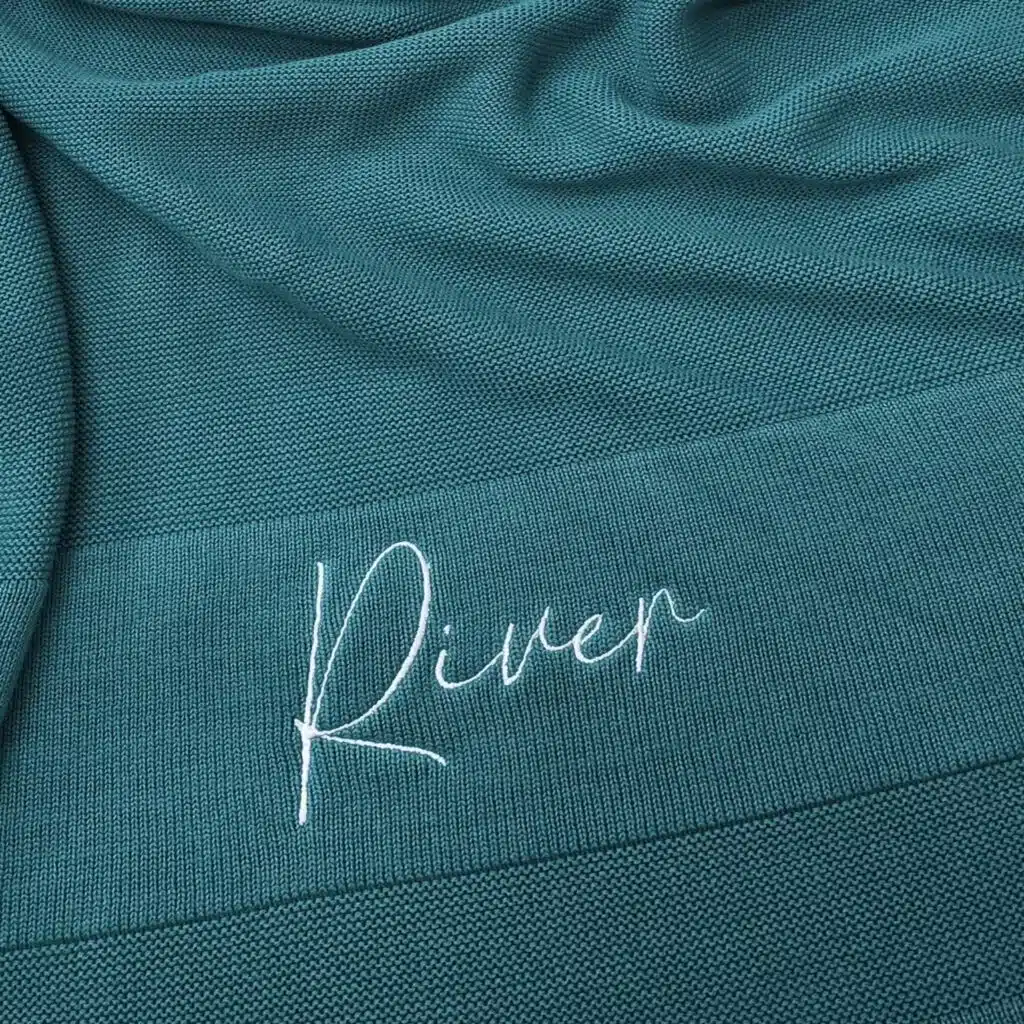 Teal Baby Blanket