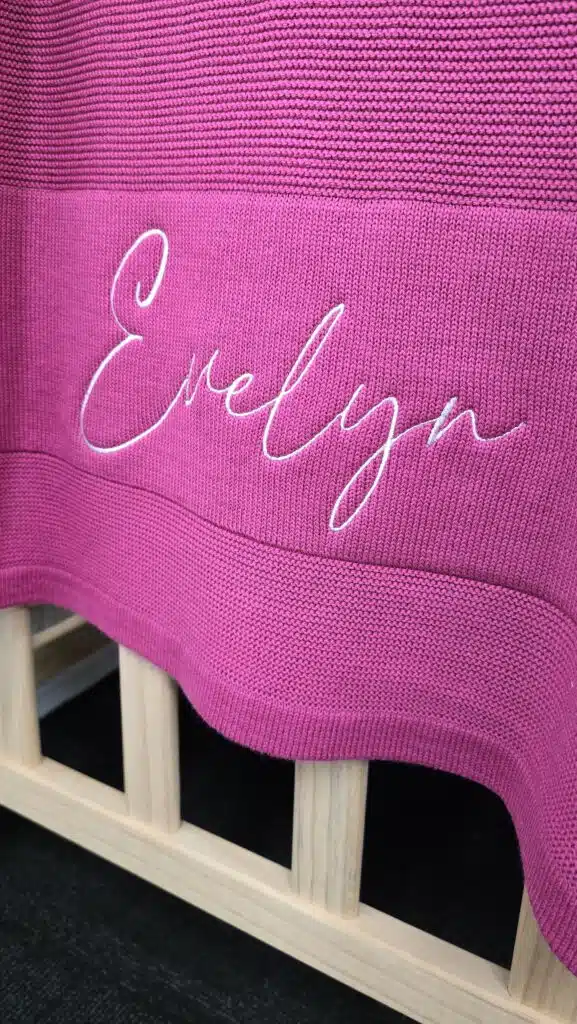 Hot Pink Baby Blanket