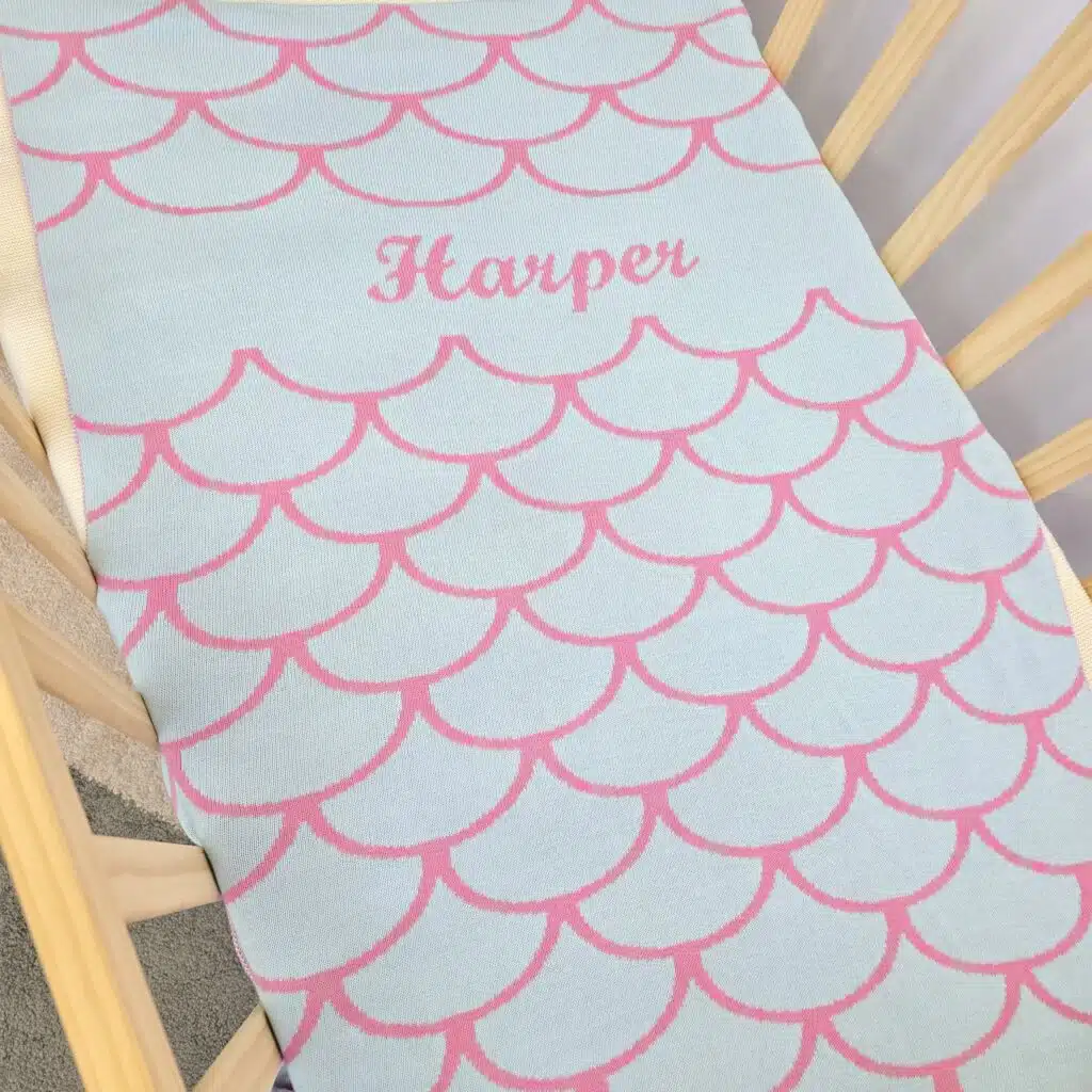 Custom Mermaid Tail Blanket