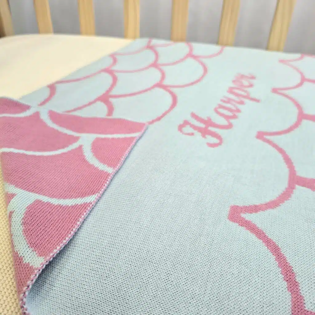 Custom Mermaid Tail Blanket