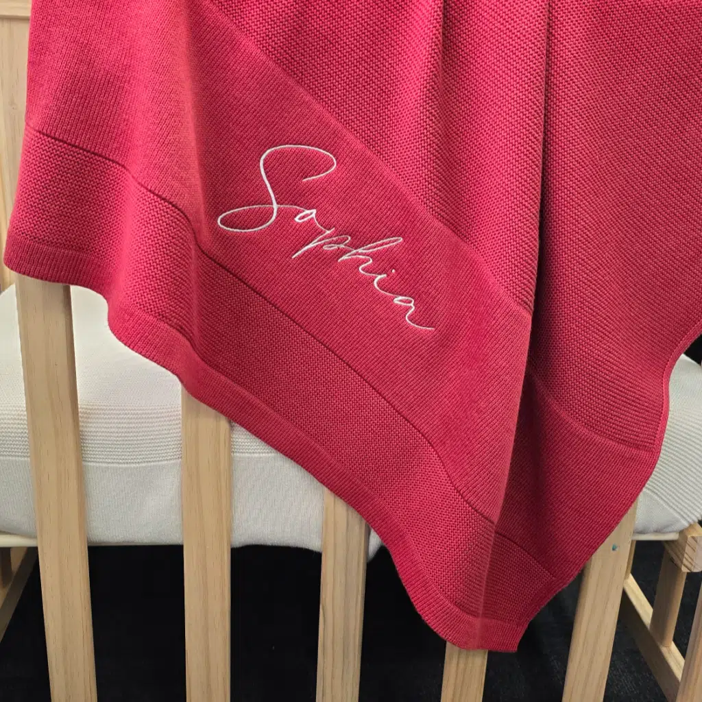 Ruby Baby Blanket