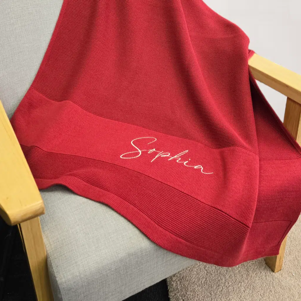 Ruby Baby Blanket