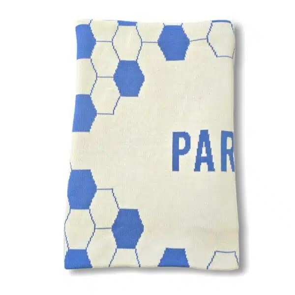 Custom Soccer Blanket – Newborn – 36" x 24" (90x60cm), 100% Cotton
