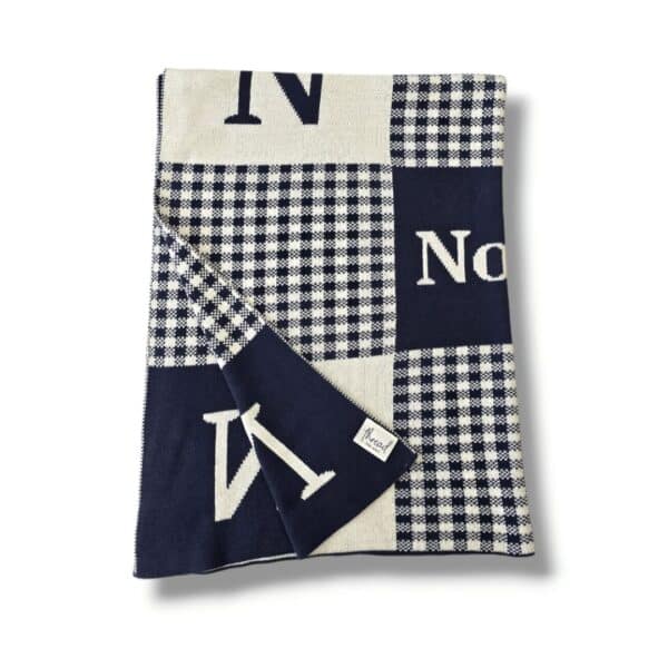 Custom Signature Gingham Blanket