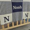 Custom Signature Gingham Blanket front