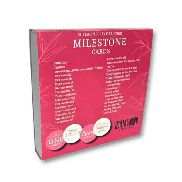 Rose Milestone Cards