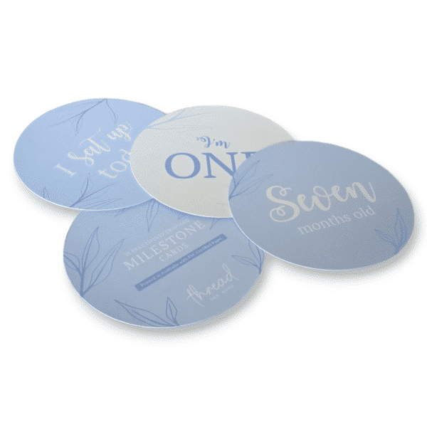Ice Blue Milestone Cards