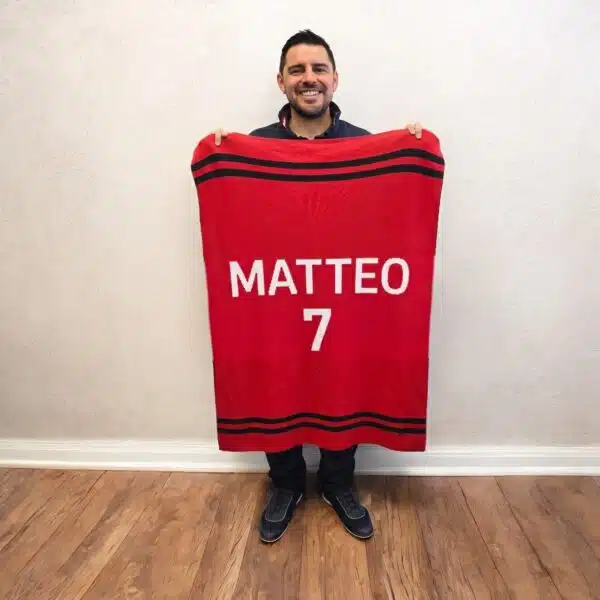 Custom Sports Jersey Blanket Custom Sports Jersey Blanket