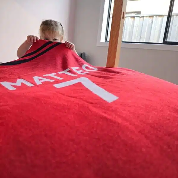 Custom Sports Jersey Blanket Custom Sports Jersey Blanket