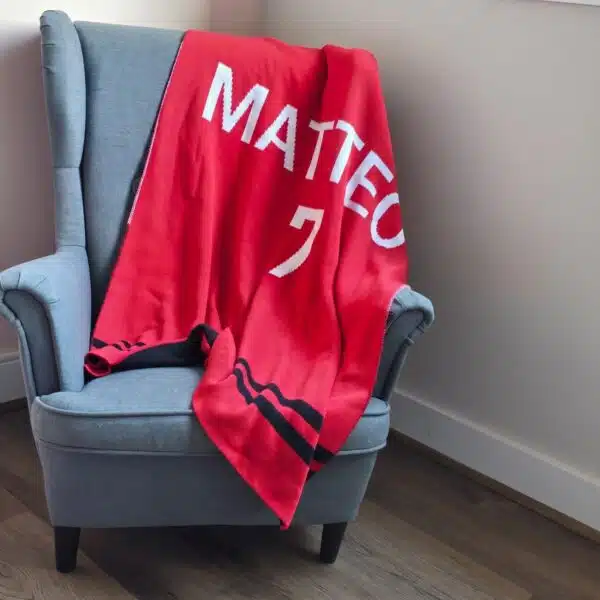 Custom Sports Jersey Blanket Custom Sports Jersey Blanket