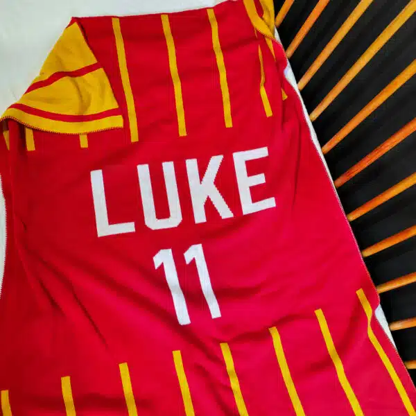 Custom Pinstripe Jersey Blanket Custom Pinstripe Jersey Blanket