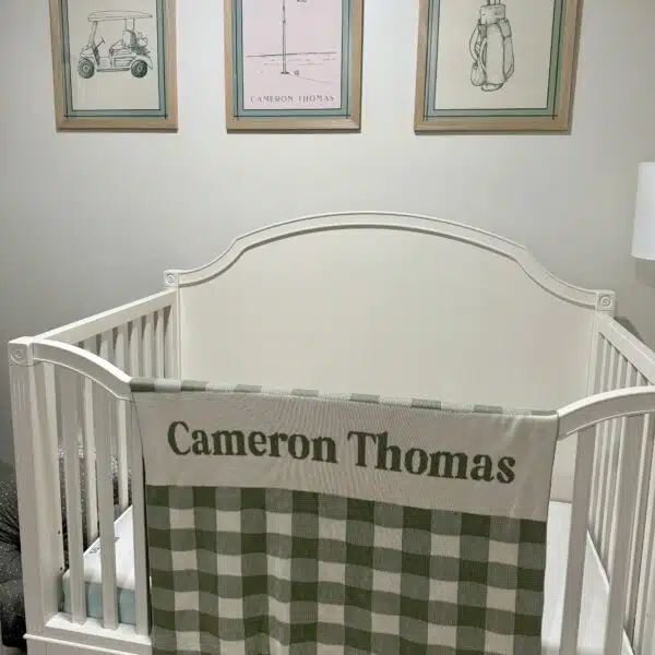 Custom Gingham Blanket