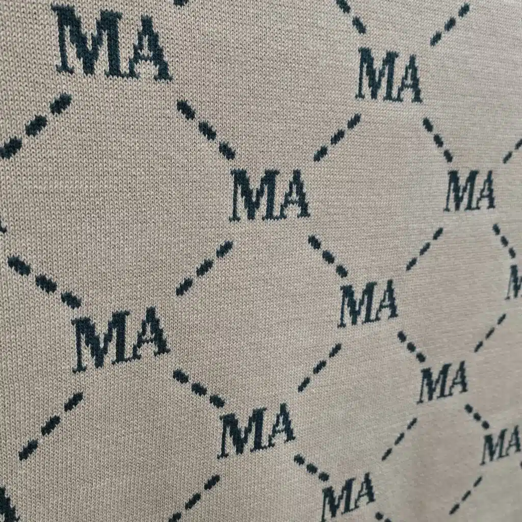 Custom Argyle Letter Blanket