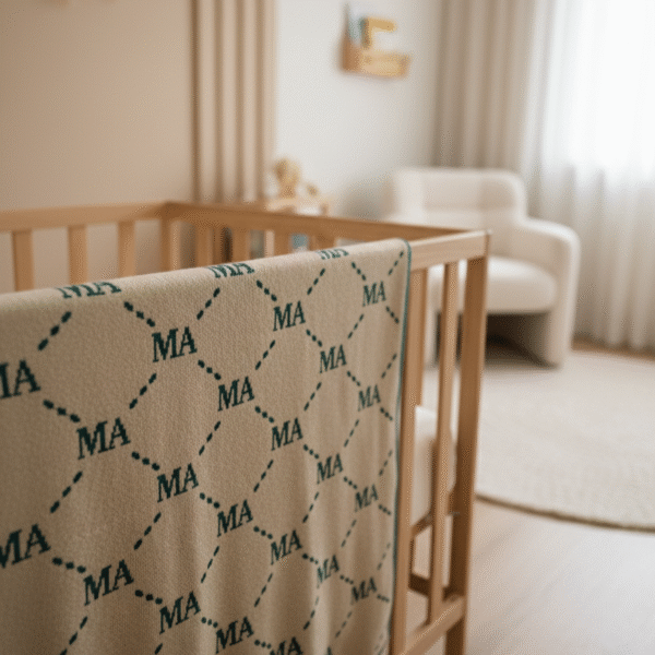 Custom Argyle Letter Blanket Custom Argyle Letter Blanket