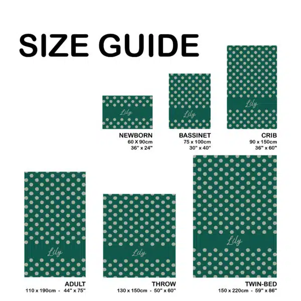 Polka Dots Pattern Blanket Polka Dots Pattern Blanket
