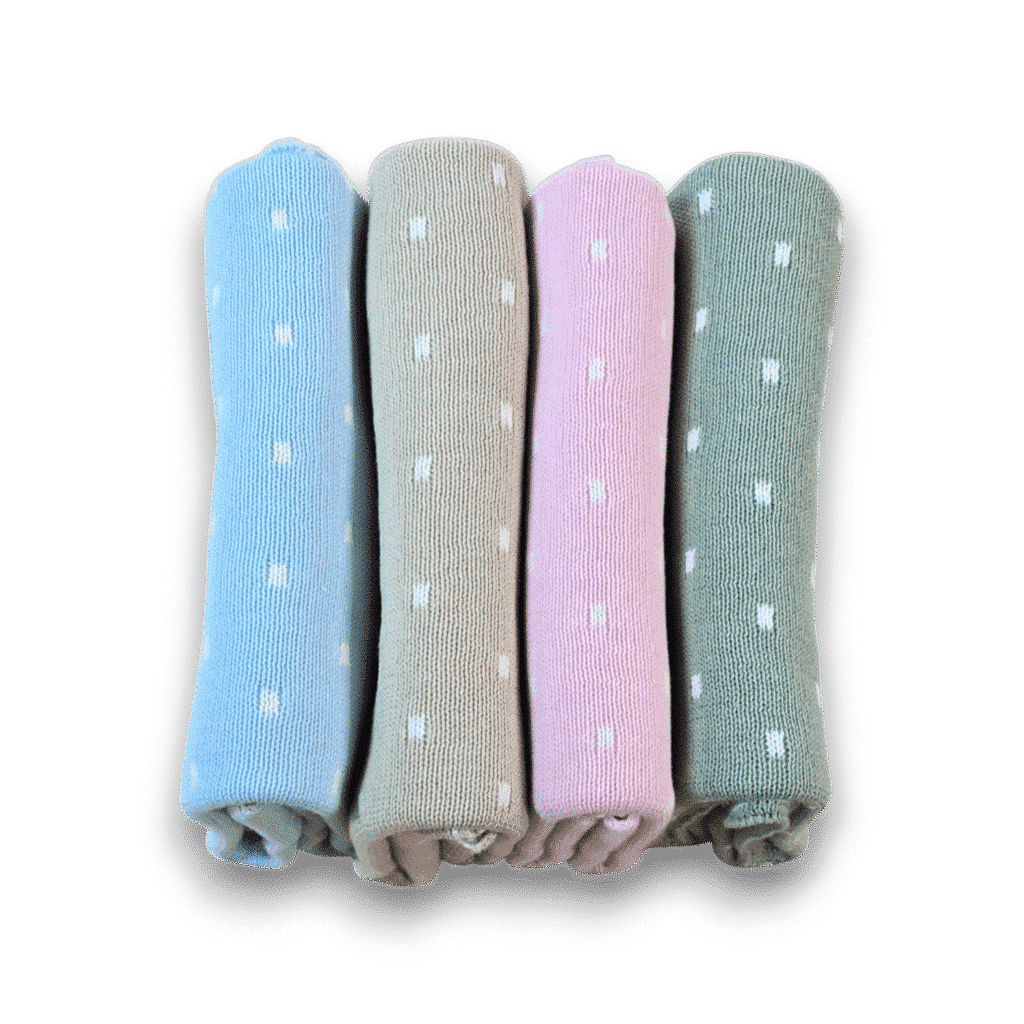 Preemie Blanket - Baby Pink Spots