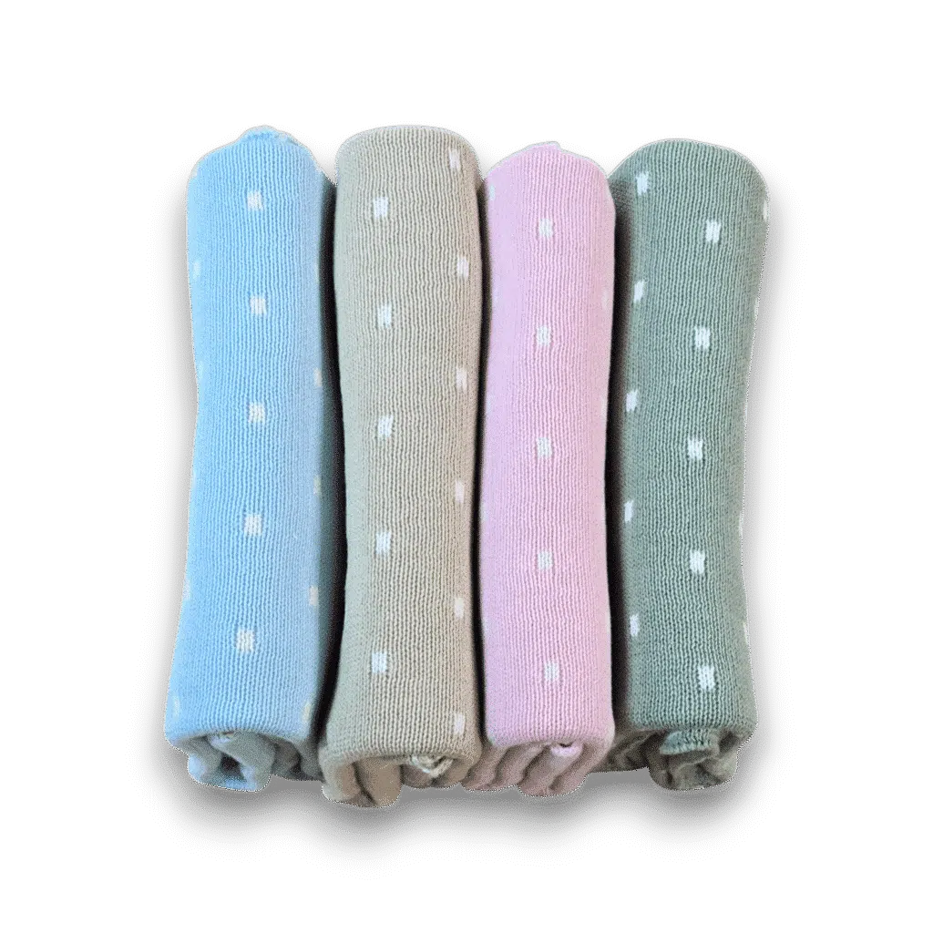 Preemie Blanket - Sage Spots