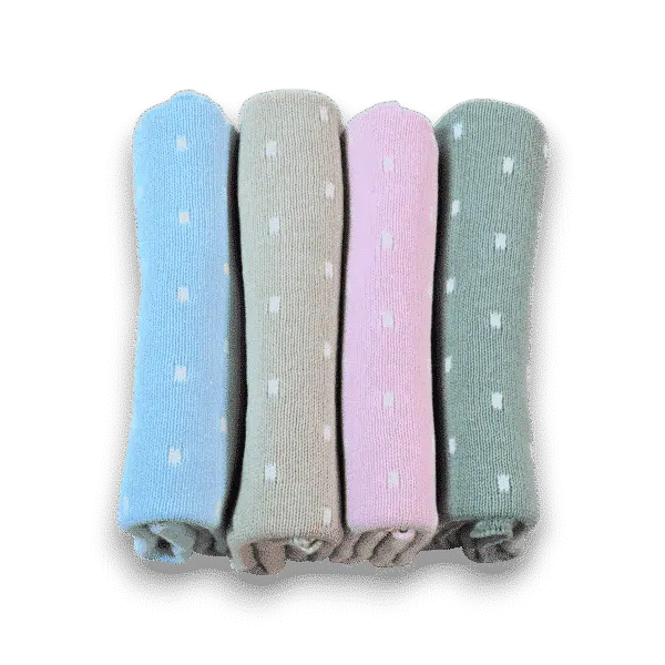 Preemie Blanket - Baby Blue Spots