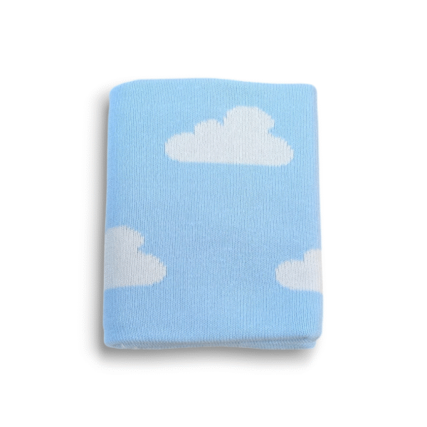 Preemie Blanket - Baby Blue Cloud