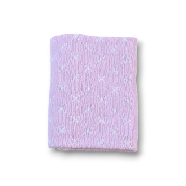 Preemie Blanket - Baby Pink Crosses