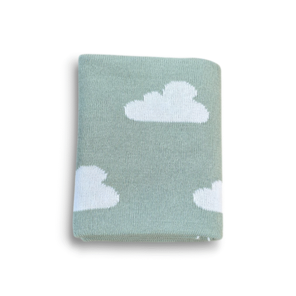 Preemie Blanket - Sage Cloud