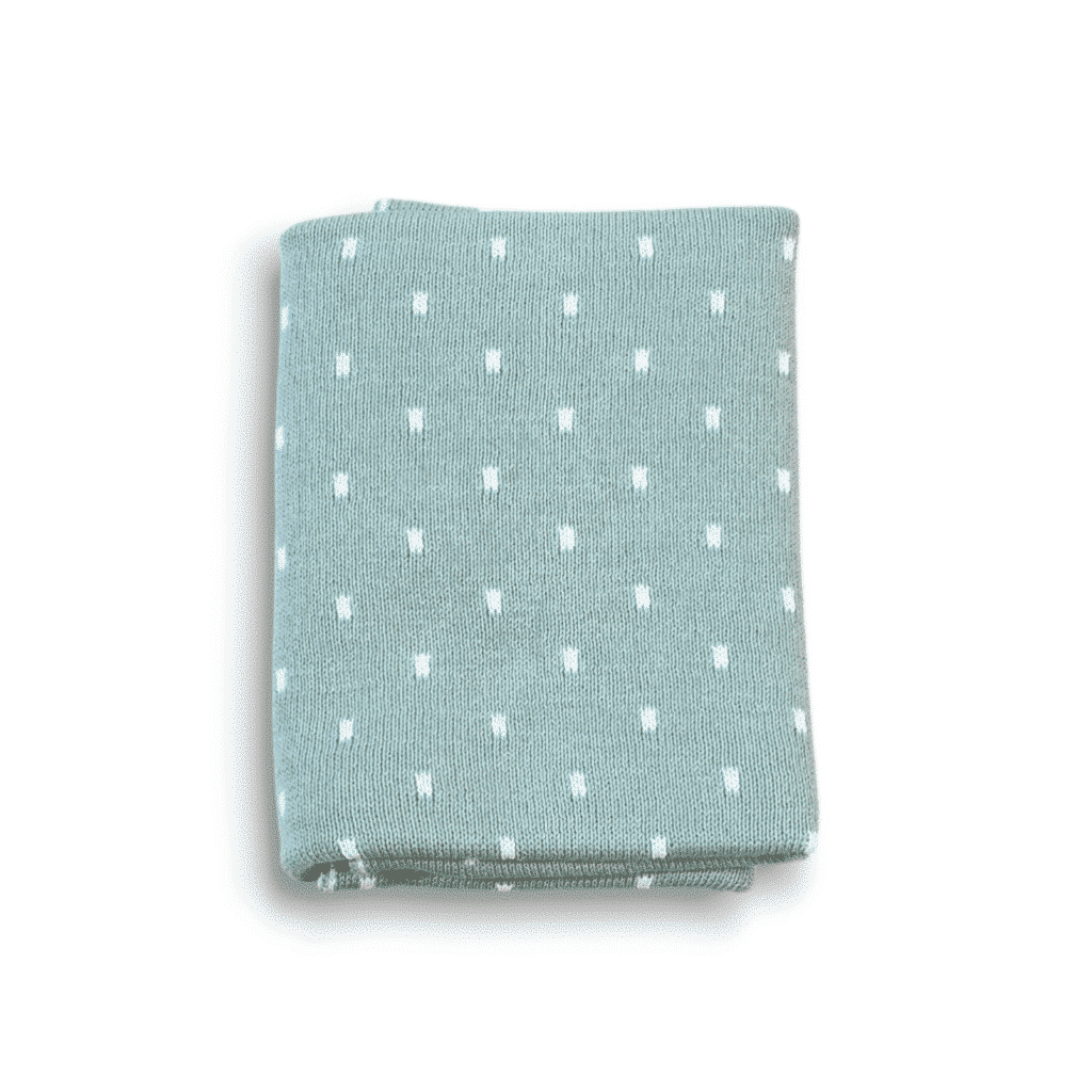 Preemie Blanket - Sage Spots