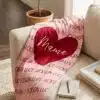Custom Tiled Heart Blanket